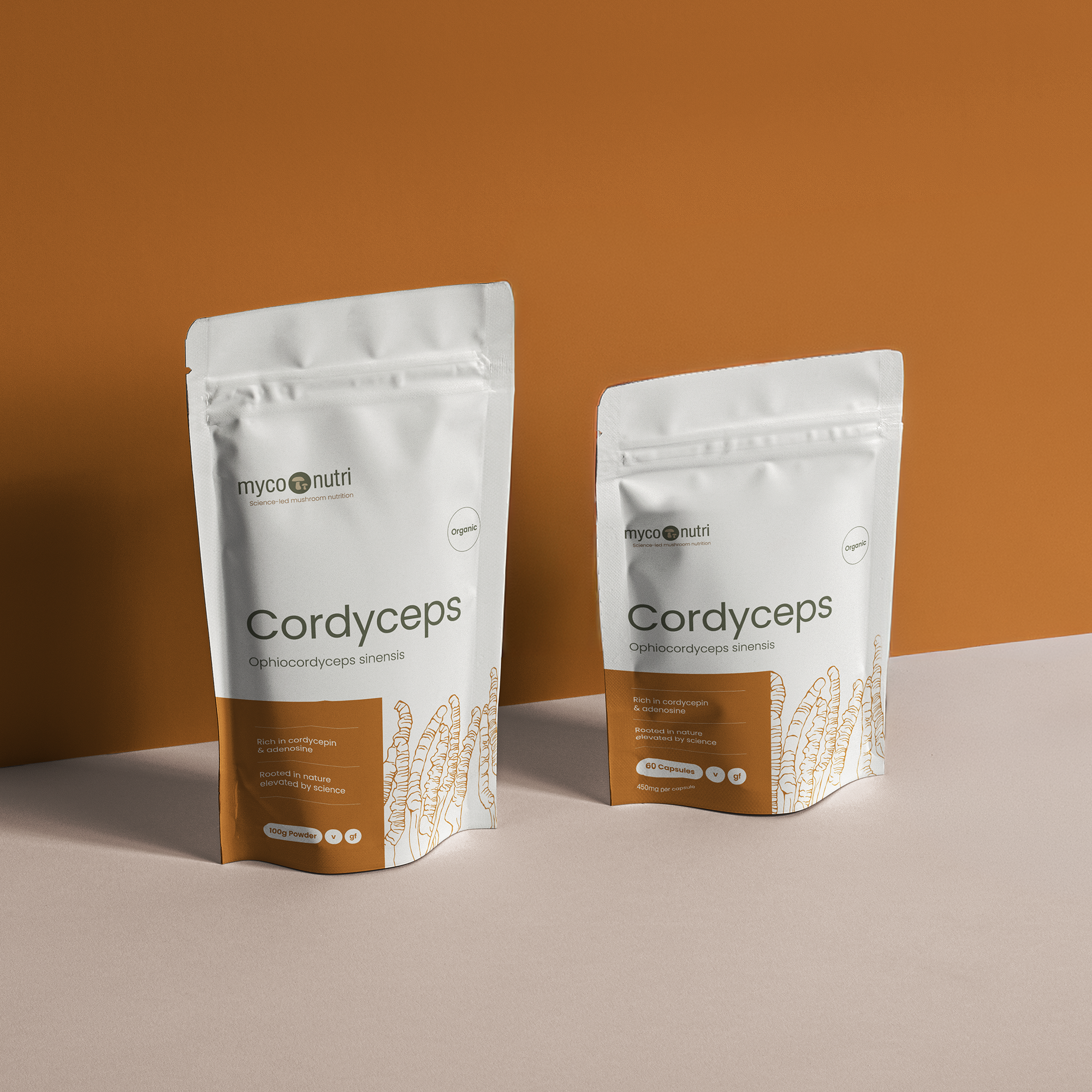 MycoNutri Organic Cordyceps 60 capsules