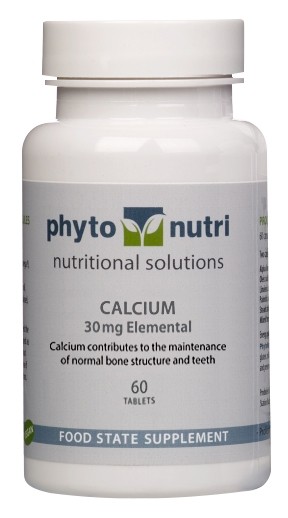 Calcium 30mg Food State (60 tabs)