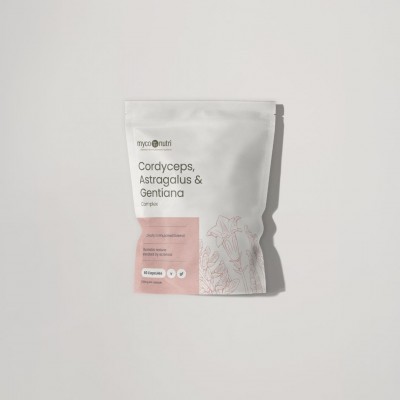MycoNutri Cordyceps, Astragalus and Gentiana Complex 60 capsules